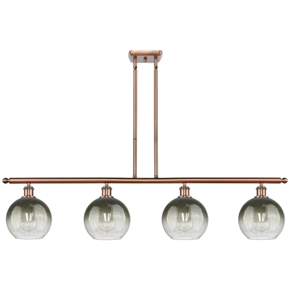 Innovations Lighting Endless Possibilities Ballston - Brookhaven Globe - 4 Light 48" Stem Hung Island Light