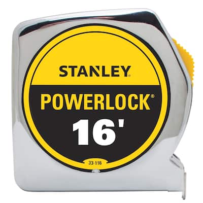 Stanley PowerLock 16 ft. L X 0.75 in. W Tape Measure 1 pk - 16 ft.