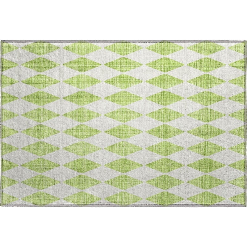 Premium Washable Super Soft Modern Diamond Mayfield Rug