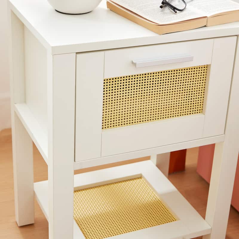 Yak About It® Dorm Room Side Table - White by DormCo