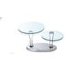 preview thumbnail 3 of 6, Somette 5408 All Glass Cocktail Table