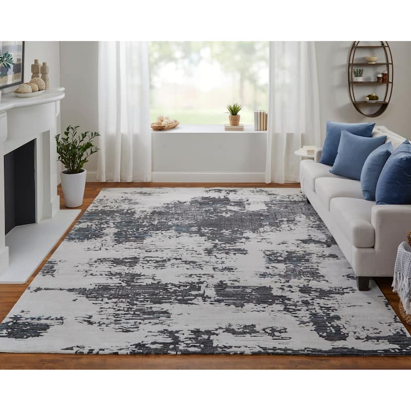 Grand Bazaar Valin Hand Tufted Abstract Modern Area Rug