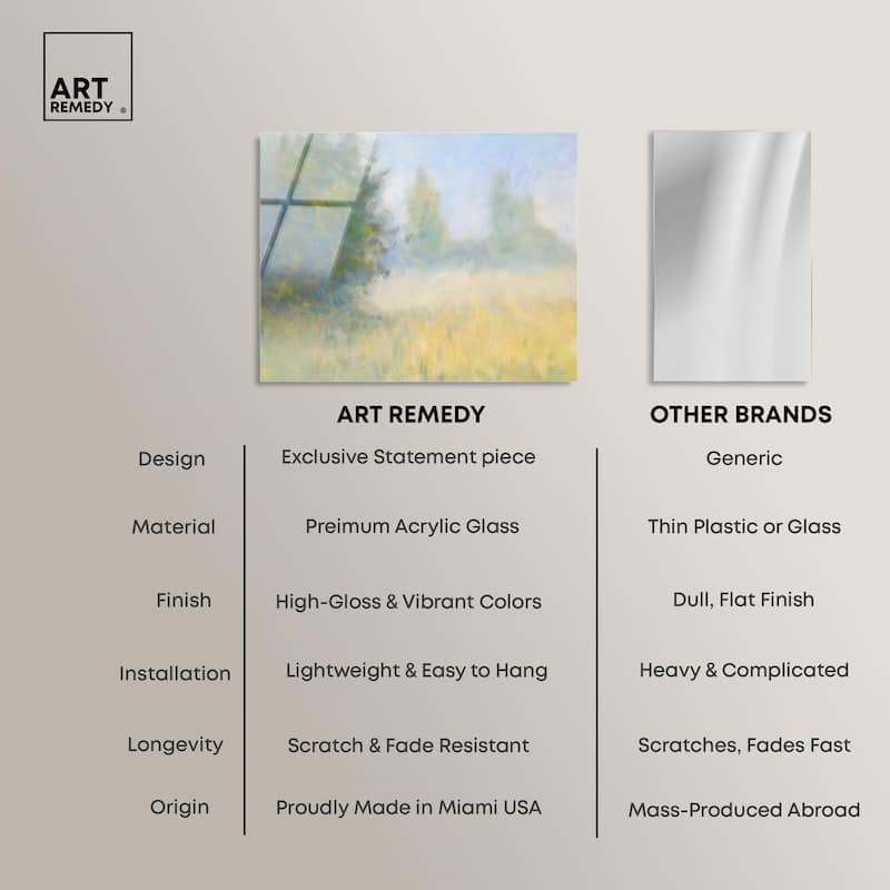 Faded Horizon II Acrylic by Art Remedy, Ready to Hang