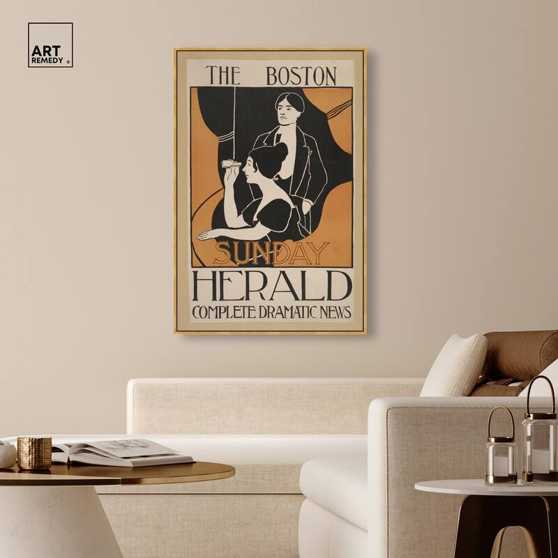 Sunday Herald 1893 Canvas by Art Remedy