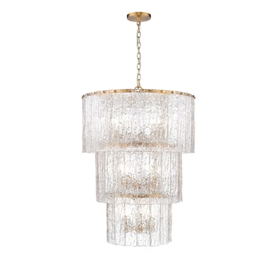 Z-Lite Glacier 12 Light Chandelier