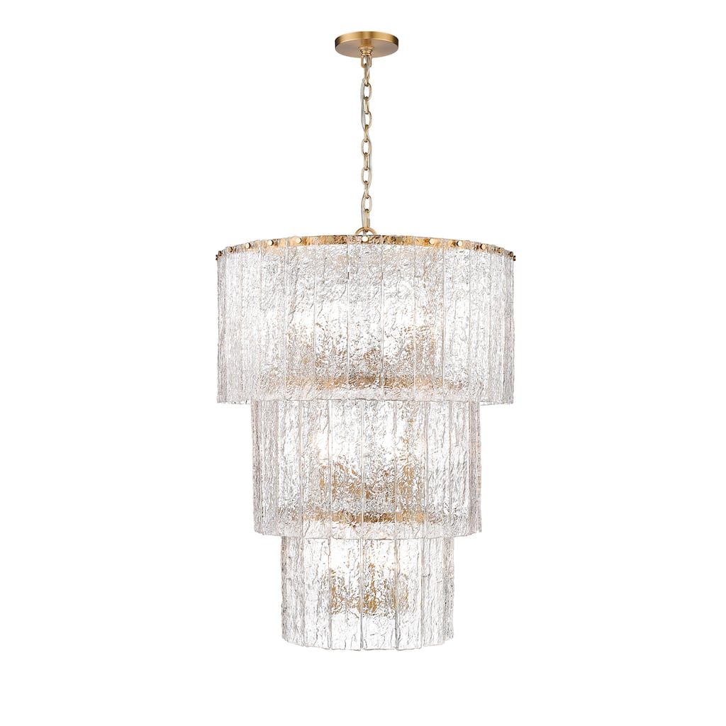 Z-Lite Glacier 12 Light Chandelier
