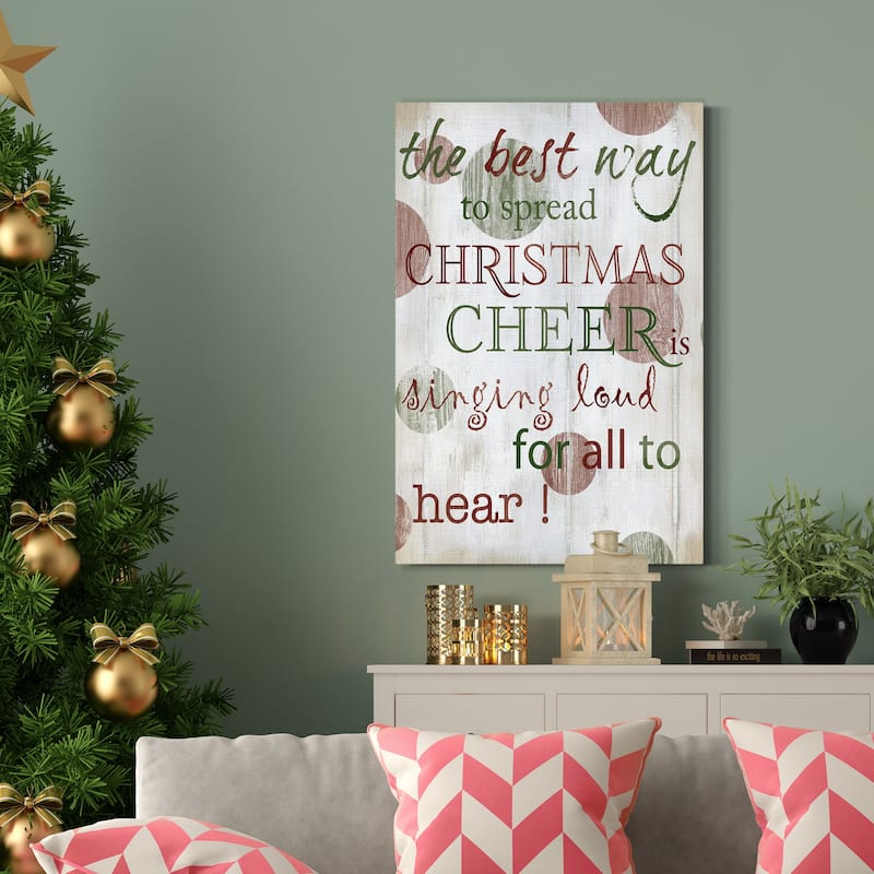 Christmas Cheer -Premium Gallery Wrapped Canvas - Ready to Hang