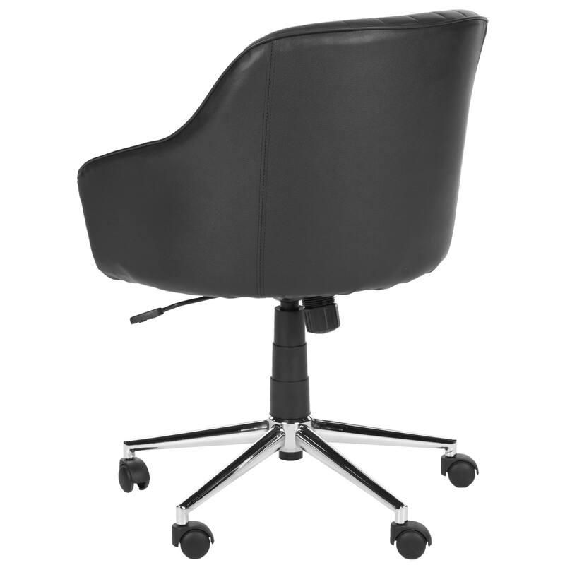 SAFAVIEH Lizabeth Black Desk Chair - 23.6" x 25.2" x 31.1" - 24Wx25Dx31H