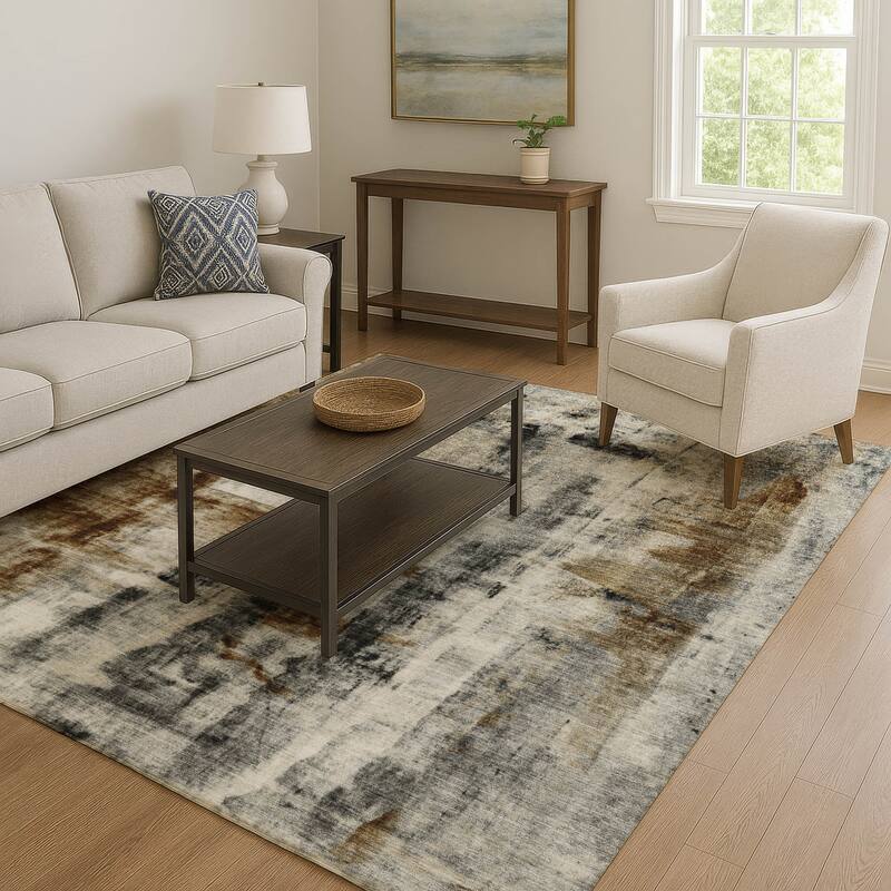 Premium Washable Super Soft Abstract Glam Mayfield Rug