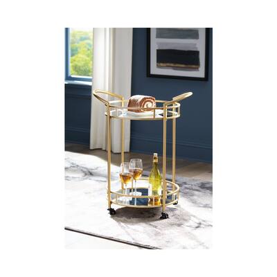 Wynora Bar Cart - 24.25" W x 18" D x 29.75" H