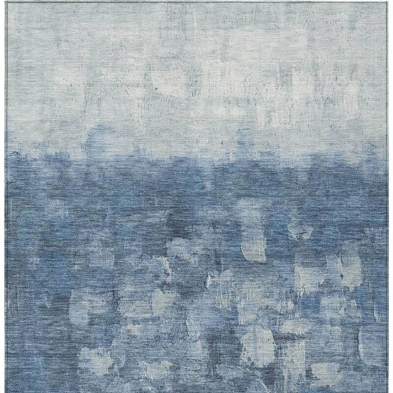 HomeRoots Abstract Transitional Rectangle Outdoor Rug - 10' X 14'