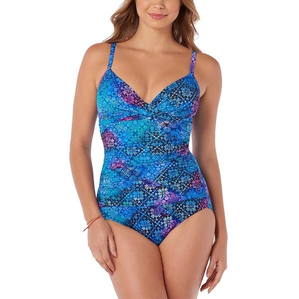 Shop Swim Solutions Womens Craft Fair Allover Slimming One Piece