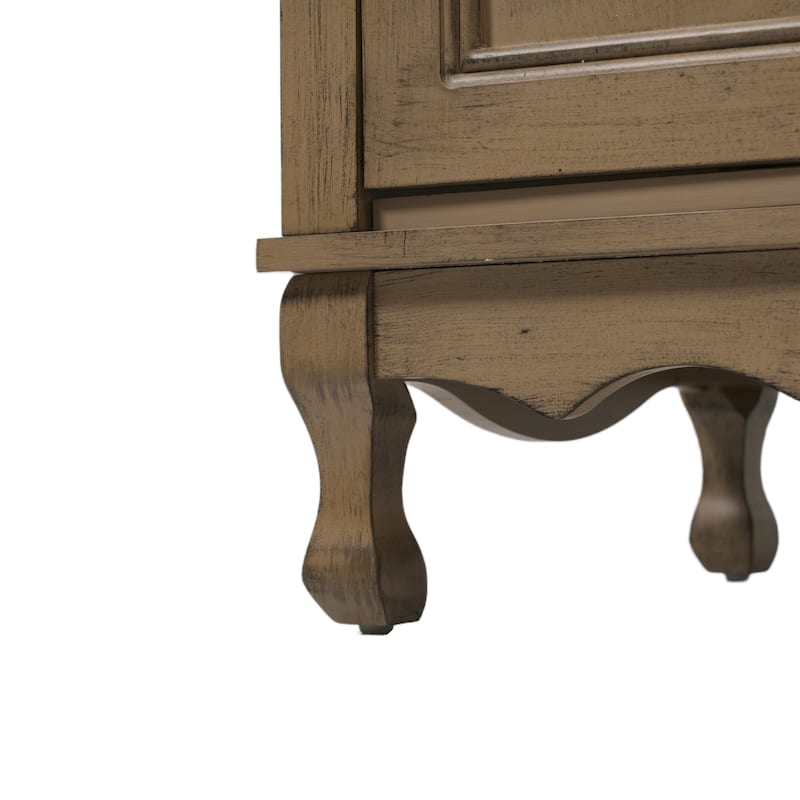 Christopher Knight Home - 30" Vintage Bathroom Vanity with Ceramic Sink & Adjustable Storage Shelves