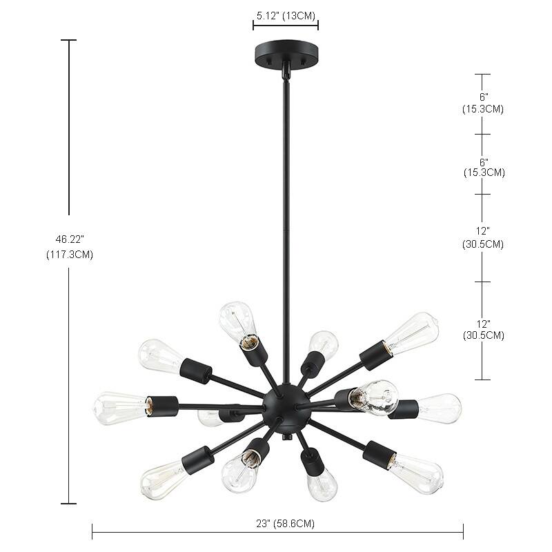 12 - Light Sputnik Sphere Chandelier