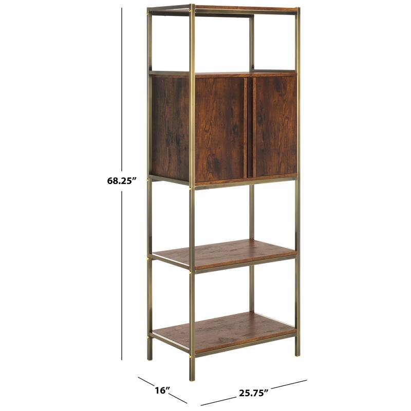 SEI Furniture Dayforth Bar Cabinet - 26"W x 16"D x 68"H