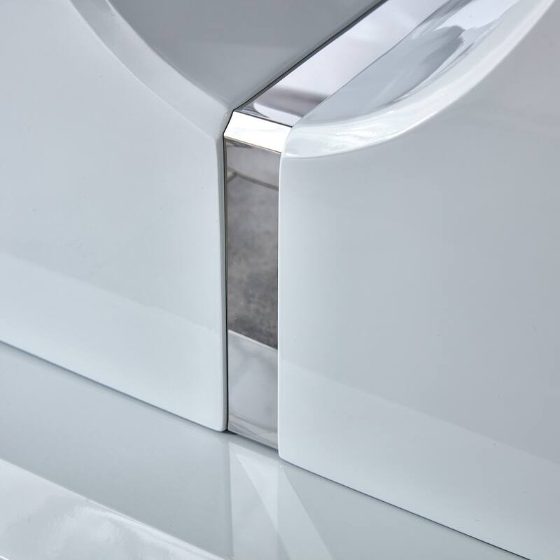 Modern minimalist light gray MDF material rectangular counter bar table 47.2 "x 18" x 29.5 "for bedroom bedside entrance