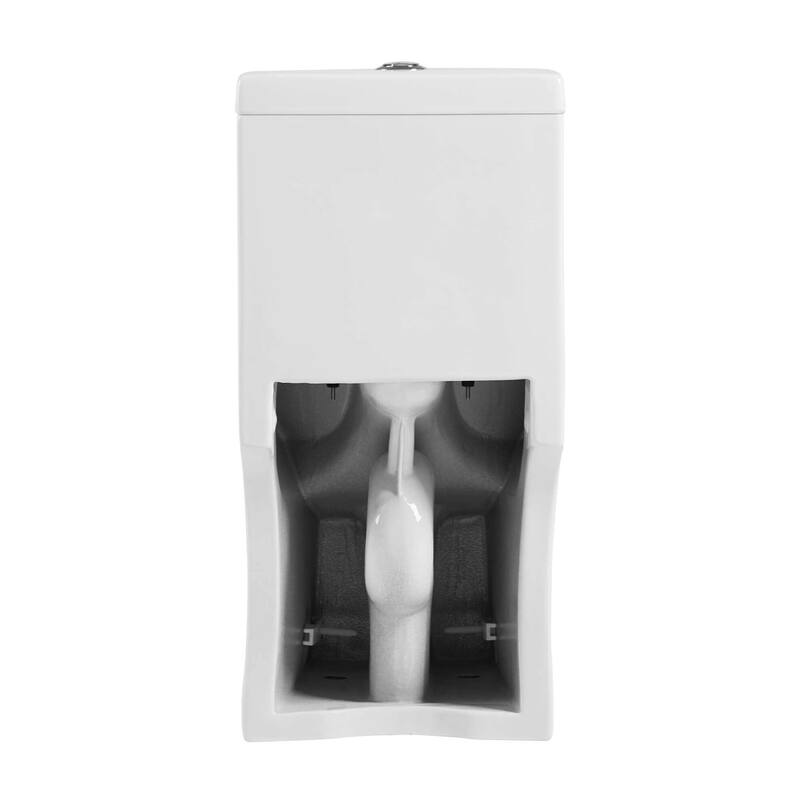 Fine Fixtures Dual-flush 1-piece Toilet 10-in. Rough-in w/ Seat