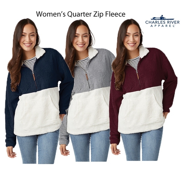 Charles River Womens Oxford Quarter ZIp