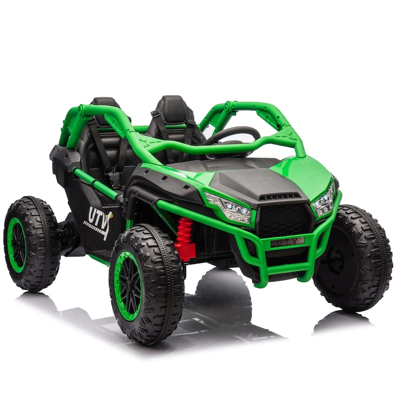 Green Remote Control Kids Ride on Car Electric Car Electric Vehicle