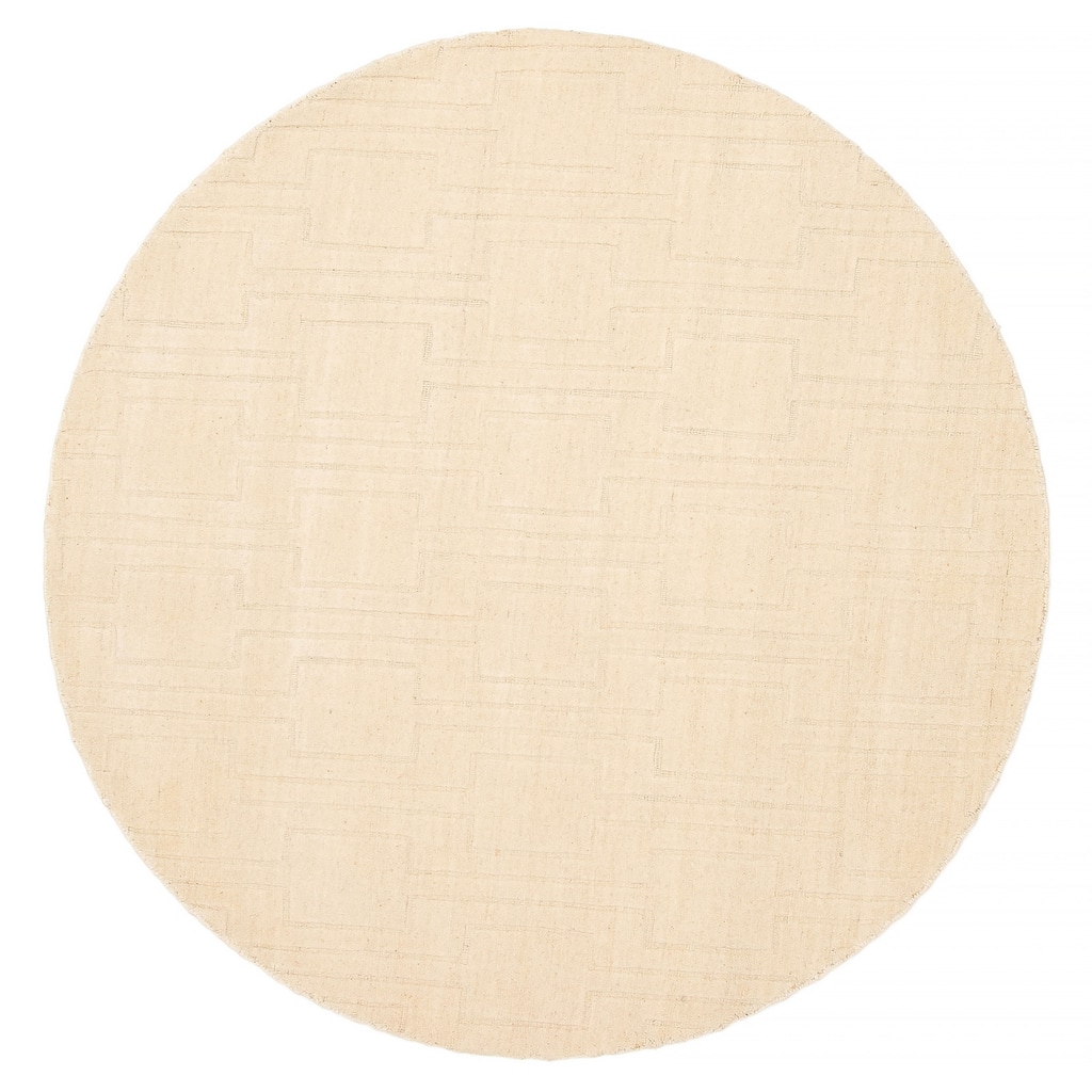 Kashkuli Gabbeh Cream Rug 5'0" x 5'0" - 5'0 x 5'0