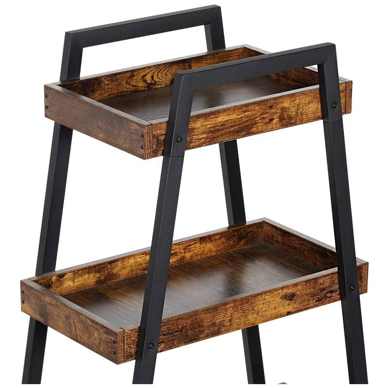 Javlergo 4-tier Ladder Shelf Bookshelves Plant Display Shelves