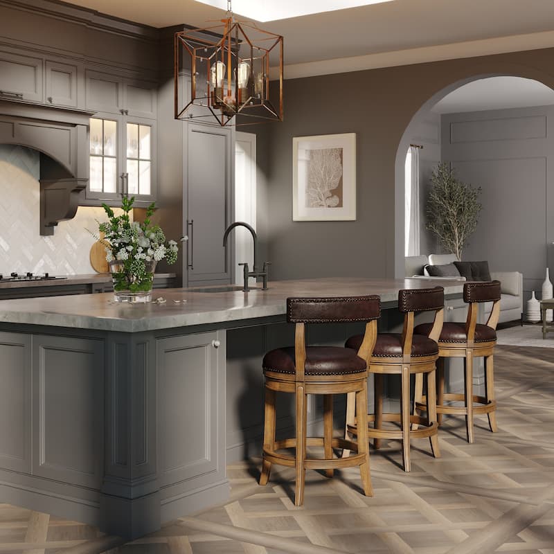 Maven Lane Alexander Swivel Kitchen Stool