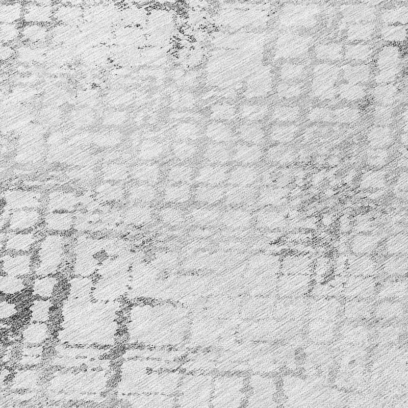 Machine Washable Indoor/ Outdoor Chantille Distressed Trellis Rug