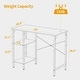 preview thumbnail 3 of 5, FEZIBO Small Computer Desk, 35 Inch Home Office Desk with Storage Shelves, Study Writing Desk