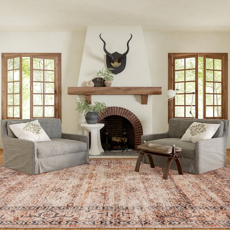 Myrtle Vintage Machine Washable Area Rug