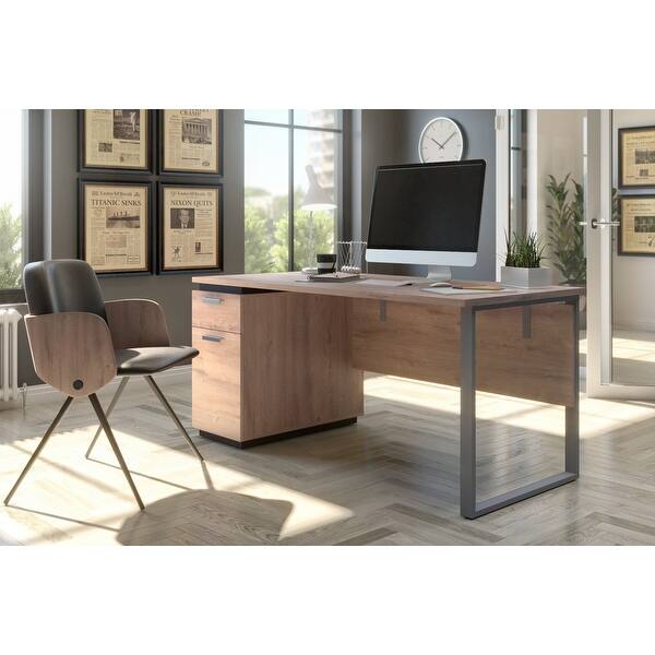 Shop Bestar Aquarius Computer Desk On Sale Overstock 31114269