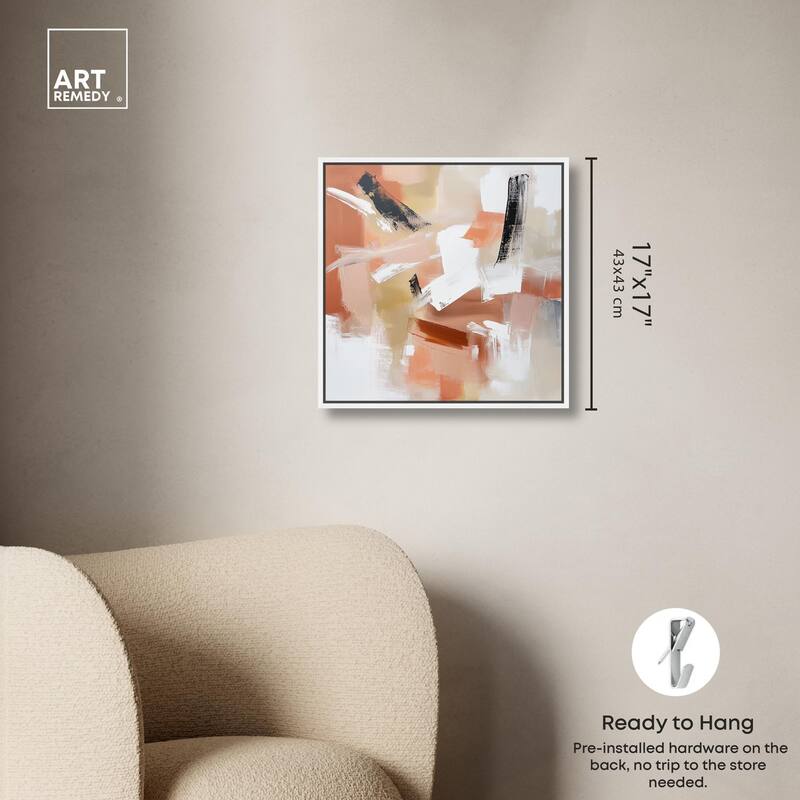 Rose and Rust III Canvas by Art Remedy