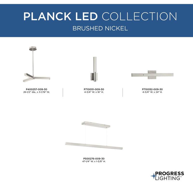 Planck LED Two-Light LED Wall Sconce