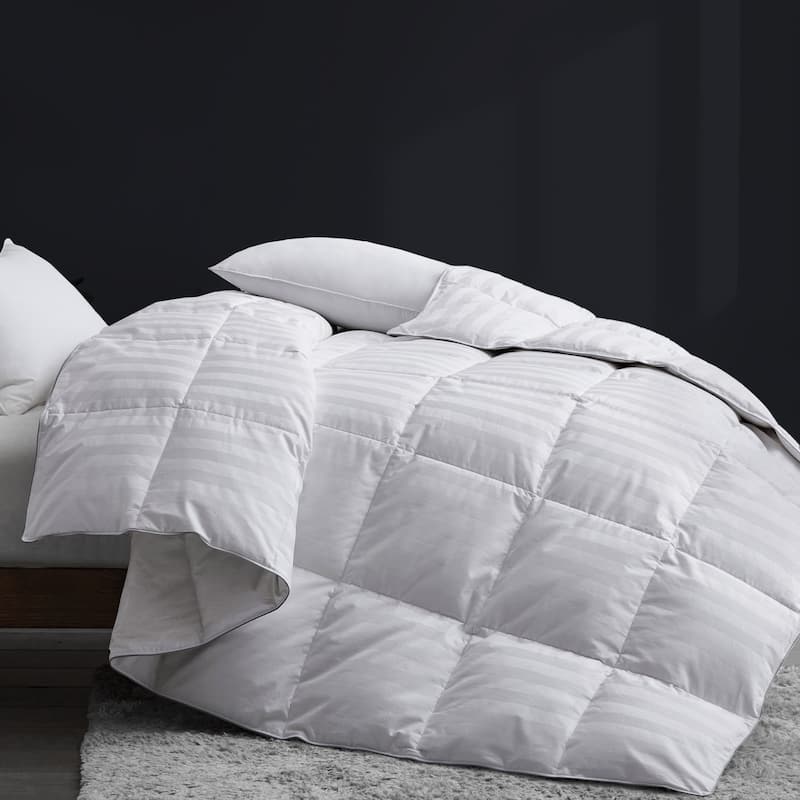 Year Round White Goose Down Duvet Comforter - King - Non-Gusset