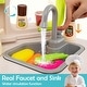 preview thumbnail 6 of 17, Costway Kids Kitchen Playset with Sounds Lights Steam Play Sink 113 - See Details