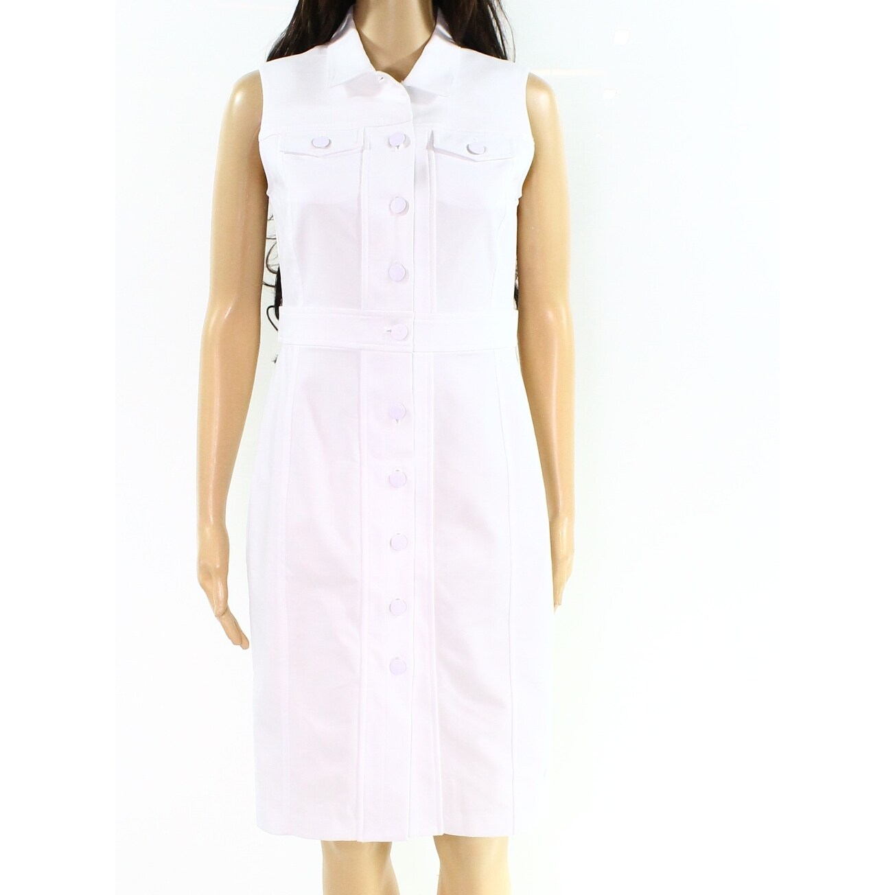 calvin klein white dress shirt womens