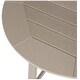 preview thumbnail 63 of 111, Polytrends Laguna Hdpe All Weather Outdoor Patio 35" Round Bar Table