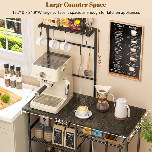 6-Tier Coffee Bar Station - 14.21