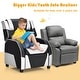 preview thumbnail 19 of 47, Gymax Gaming Recliner Sofa PU Leather Armchair for Kids Youth w/