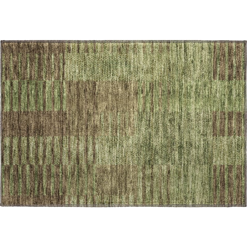 Premium Washable Super Soft Geo Stripe Mayfield Rug
