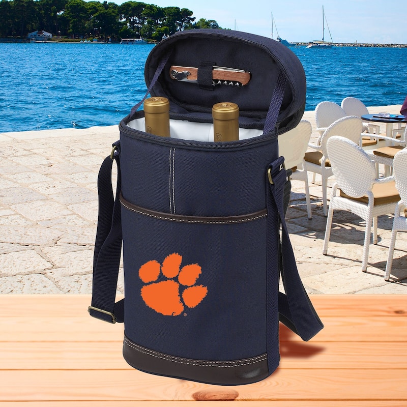 Clemson Tigers Two Bottle Wine Tote
