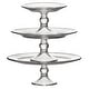 preview thumbnail 9 of 7, Libbey Selene 3-Tier Glass Footed Server Set - Set of 3