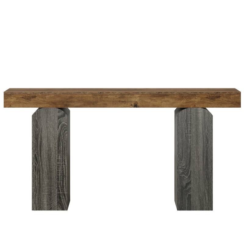 Console Table, Wooden Entryway Table, Sofa Behind Couch Table Hallway Foyer Accent Table
