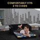 preview thumbnail 4 of 6, Batman Cozee Flip-Out Sofa - 2-in-1 Convertible Sofa to Lounger for Kids by Delta Children