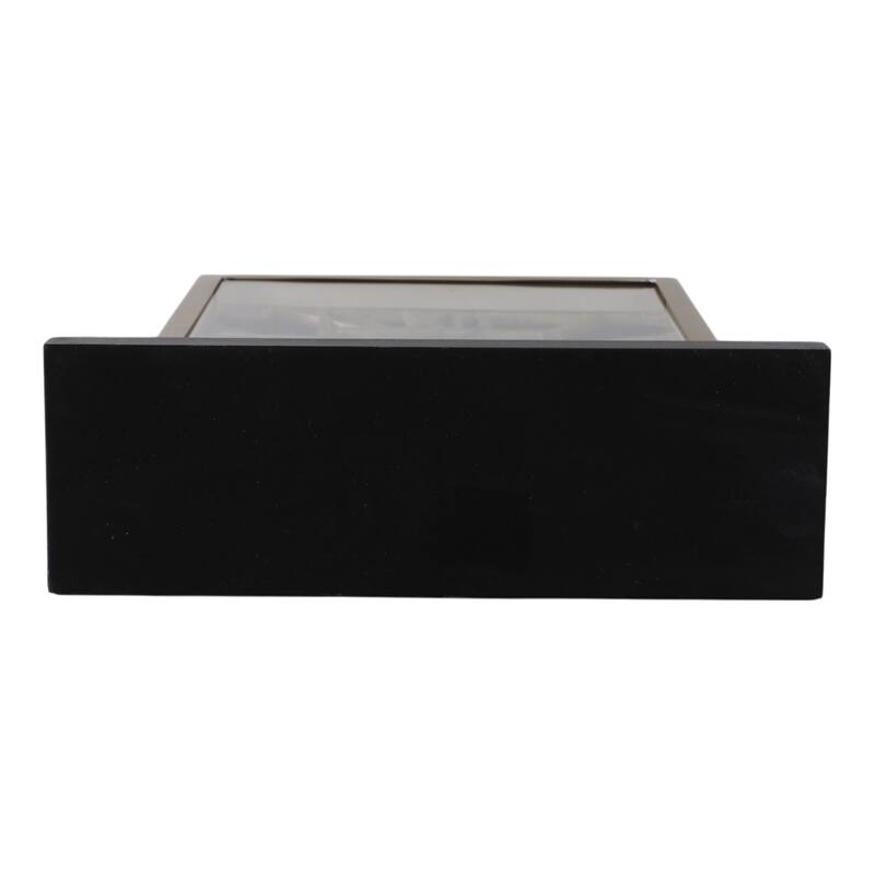 Decorative Aluminum Desk Clock with Glass Face - 9" - 17.0"