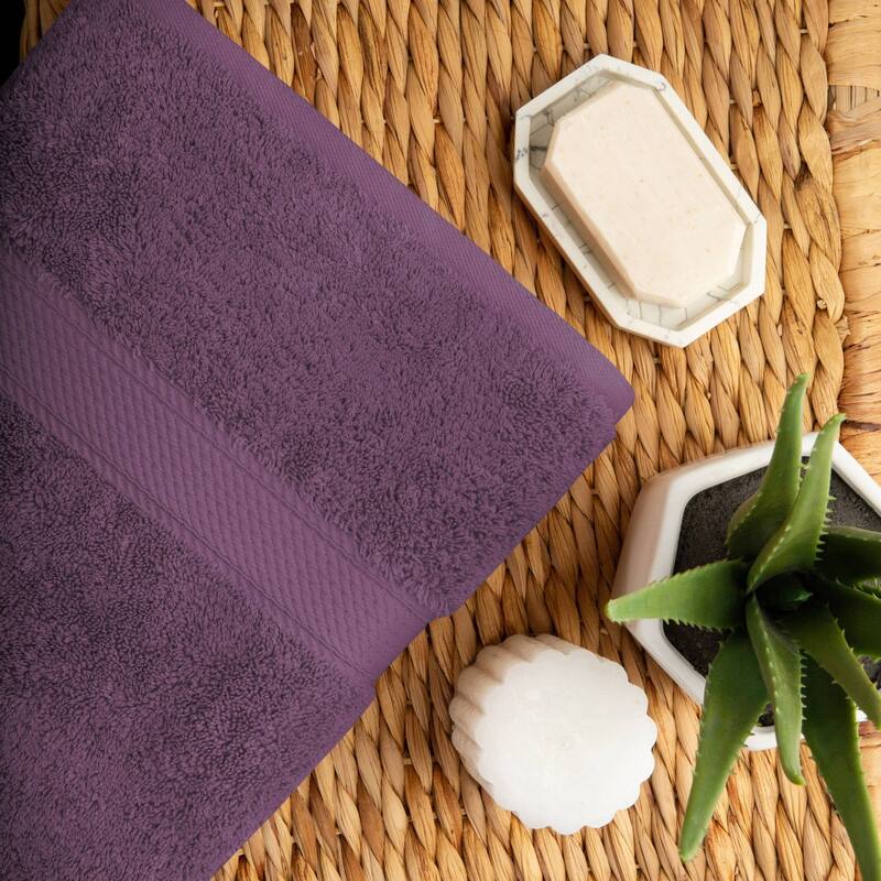 Superior Egyptian Cotton Pile Heavyweight Bath Towel Set of 2