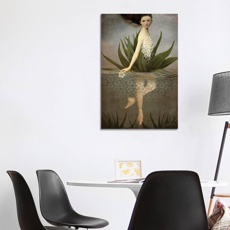 iCanvas "Waterlily" by Catrin Welz-Stein Canvas Print - 40x26x1.5