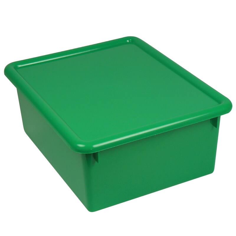 Romanoff Stowaway 5" Letter Box with Lid, Green, Pack of 2