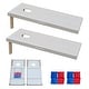 preview thumbnail 5 of 7, 4 x 2'', Portable Outdoor Yard Cornhole Game with 2 Wooden Cornhole Boards, 8 Corn Hole Toss Bags & Bean Bags (Set of 2)
