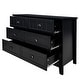 preview thumbnail 12 of 10, 47 inch Retro 6-Drawer Wooden Storage Dresser