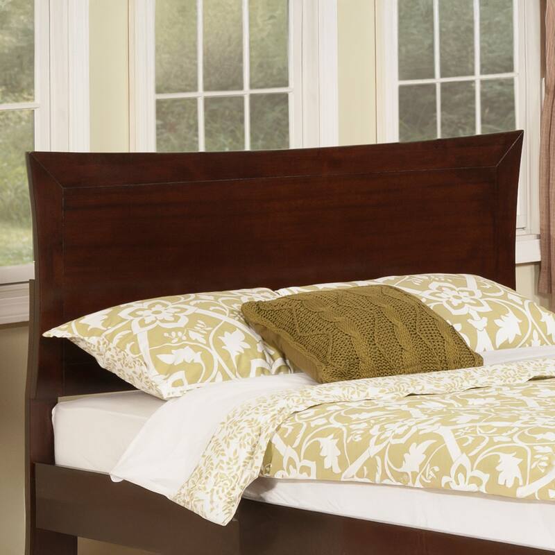 Modern Grey Headboard - Wood Panel Headboard for Metal Bed Frame - USB Charging Port